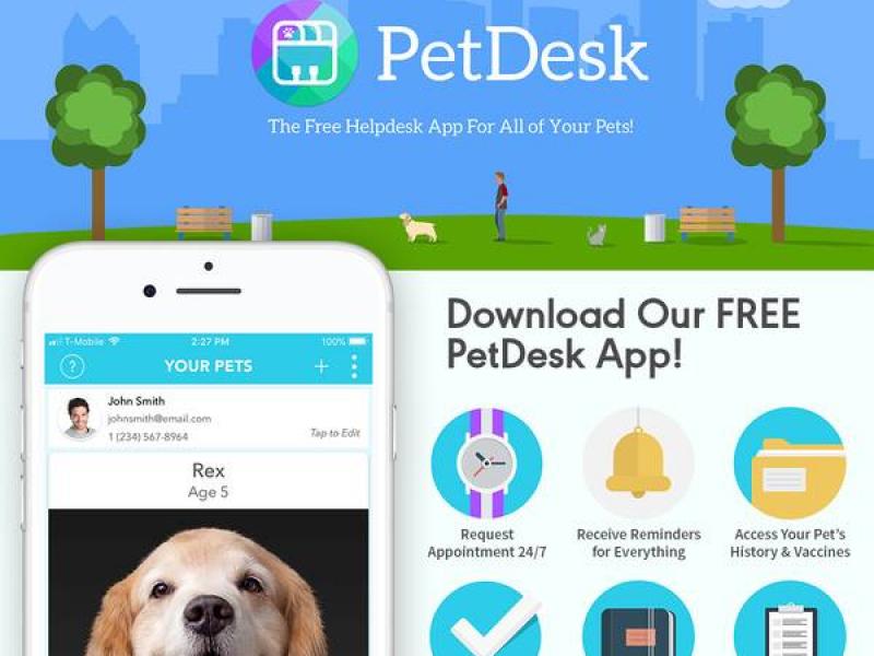 Download the PetDesk Mobile App